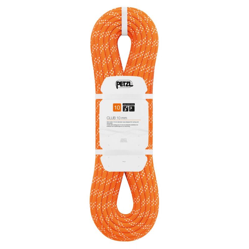 Corda semistatica PETZL Club 10MM (ARANCIONE) 70M