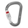 PETZL KARBINHAKE MED SKRUVLÅS GRÅ ()