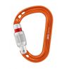 Mosquetón PETZL Cierre de rosca Rocha (NARANJA)