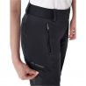 Women's hiking pants Vaude Farley Stretch ZO T-Zip Pants II (black)