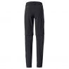 Women's hiking pants Vaude Farley Stretch ZO T-Zip Pants II (black)