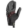 Trail handschoenen Leki ultra trail storm shark (zwart-rood-neongeel)