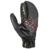 Trail handschoenen Leki ultra trail storm shark (zwart-rood-neongeel)