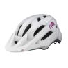 Casco MTB giovanile GIRO fixture II (Matte White/Pink Ripple) Bambino