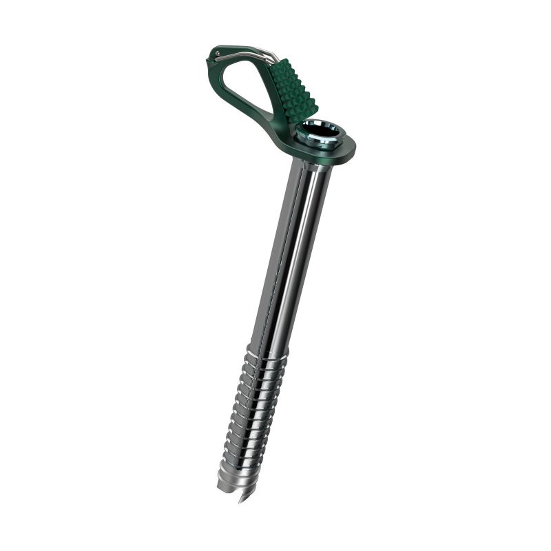 Brosje BLUE ICE Aero Ice Screw (grønn) 22 cm