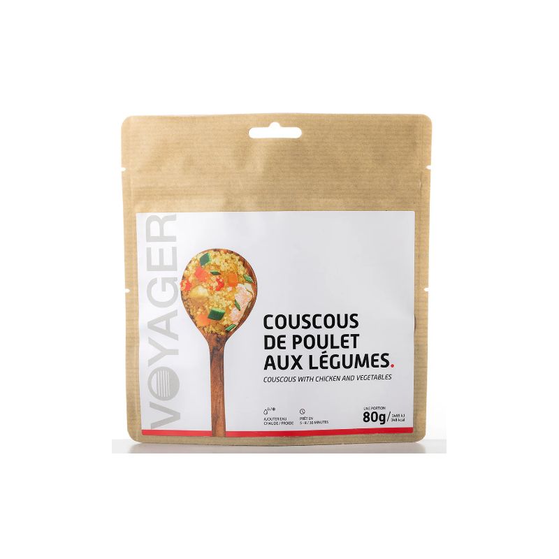 Gevriesdroogd gerecht Voyager Kip couscous met groenten