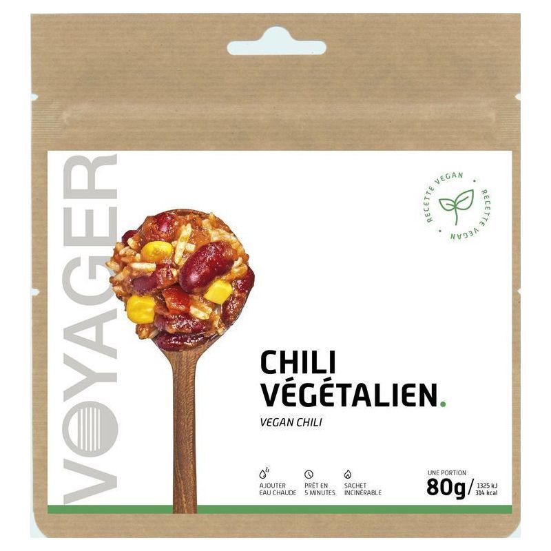 Frysetørket rett Voyager Vegetarisk chili