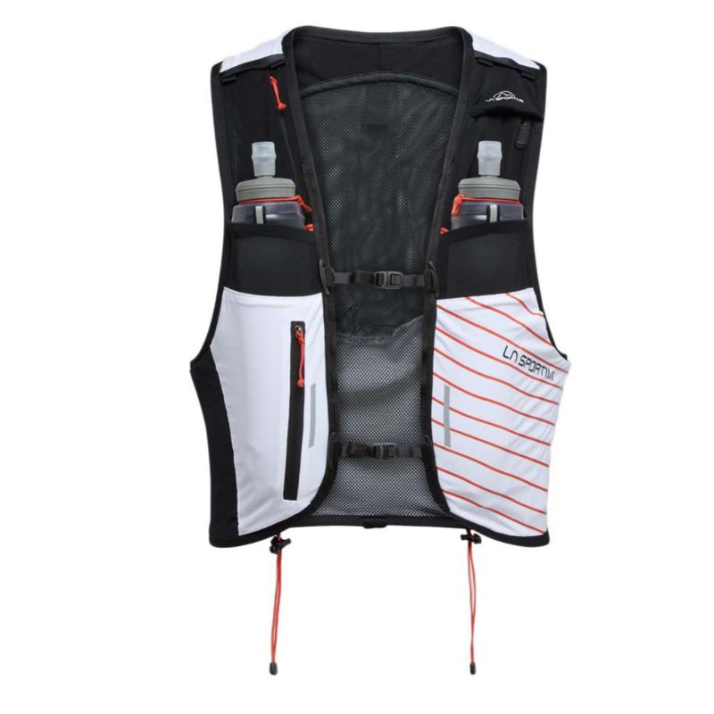 Trail-vest La Sportiva Ultra Trail Vest 10L (Hvit/Cherry Tomato)