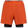 Hombres La Sportiva Trail Bite Short (Tomate Cereza/Negro)