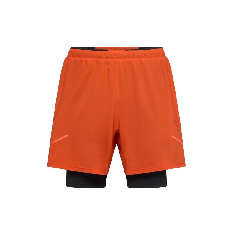 Heren La Sportiva Trail Bite Short (Cherry Tomato/Zwart)