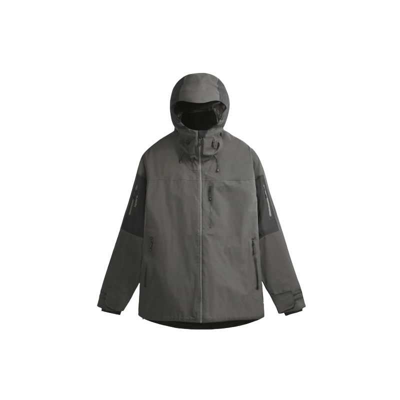 Uomo Picture Giacca Lassen 3L Xpore (nero grigio corvino)