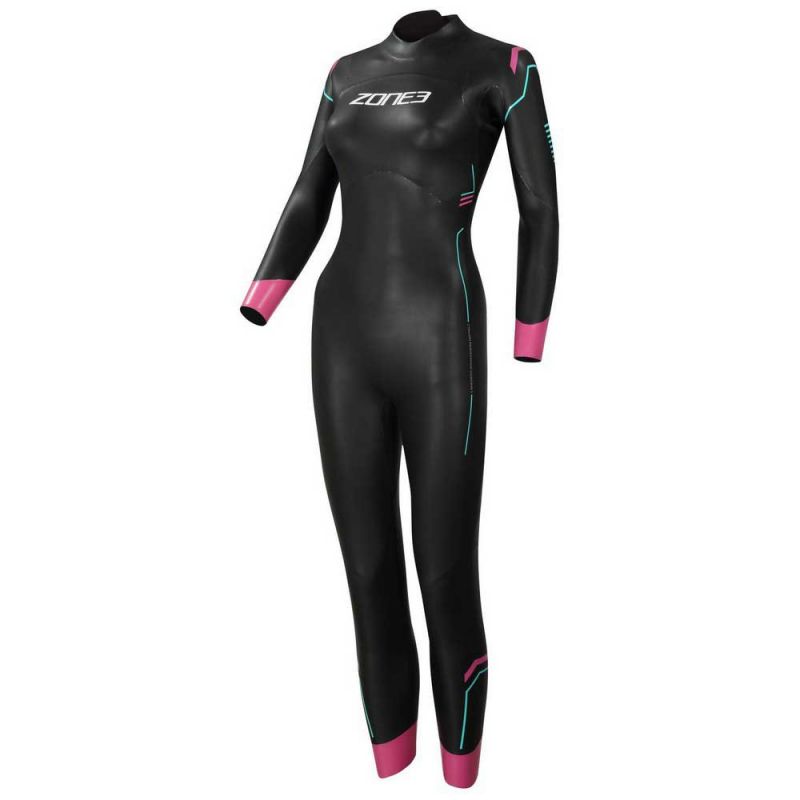 Våtdräkt i neopren Zone3 AGILE WOMEN'S WETSUIT (BLACK/PINK)