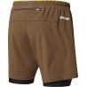HAGLOFS L.I.M Tempo Trail 2-i-1 shorts for menn (Teak Brown/True Black)