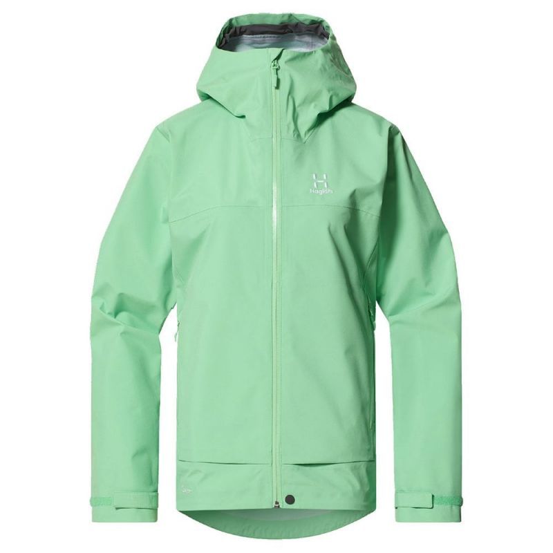 Hiking jacket HAGLOFS Front Proof Jacket Women (Mint Stone) Woman