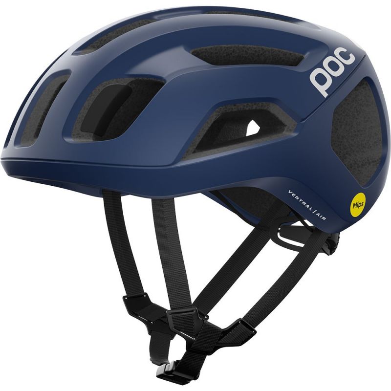 POC Air Mips Ventral Road Helm (Loodblauw mat)