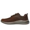 Skechers Delson 3.0 - Glavine (Tummanruskea Nahka) Miesten kengät