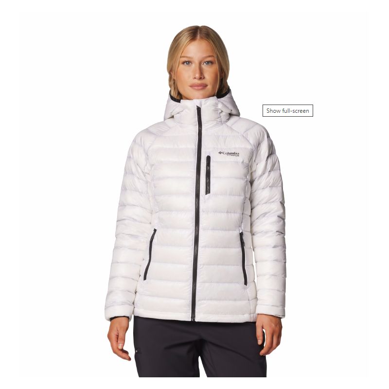 Jakke Columbia Arctic Crest Down (Hvid) Dame