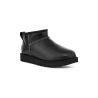 UGG W CLASSIC ULTRA MINI LTHR REGEN (BLACK)