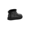 UGG W CLASSIC ULTRA MINI LTHR REGEN (BLACK)