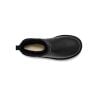 UGG W CLASSIC ULTRA MINI LTHR REGEN (NEGRO)