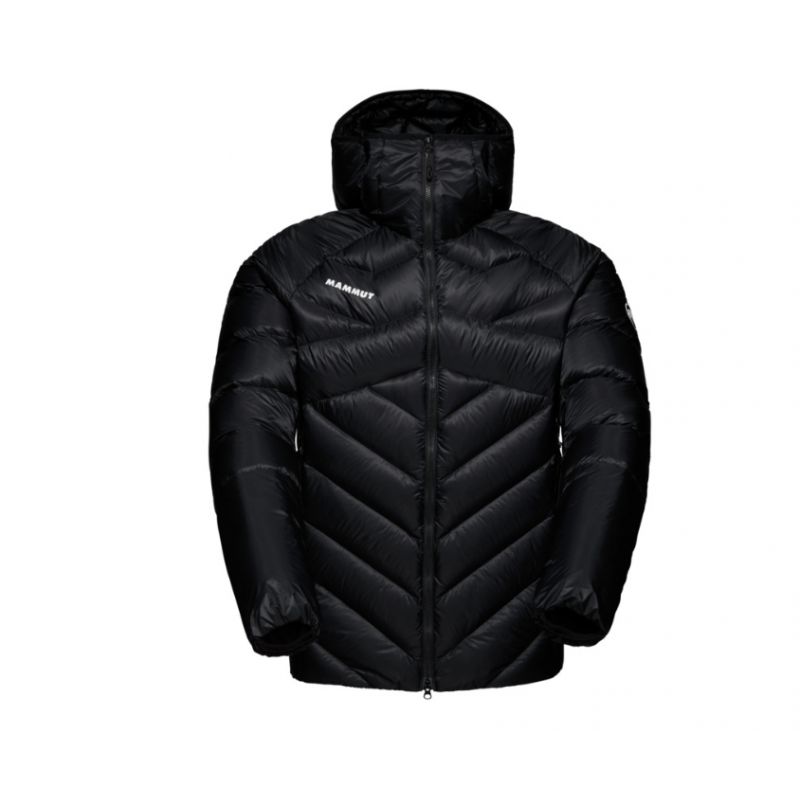 Teknisk jacka för herrar Mammut Broad Peak IN Hooded Jacket (svart)