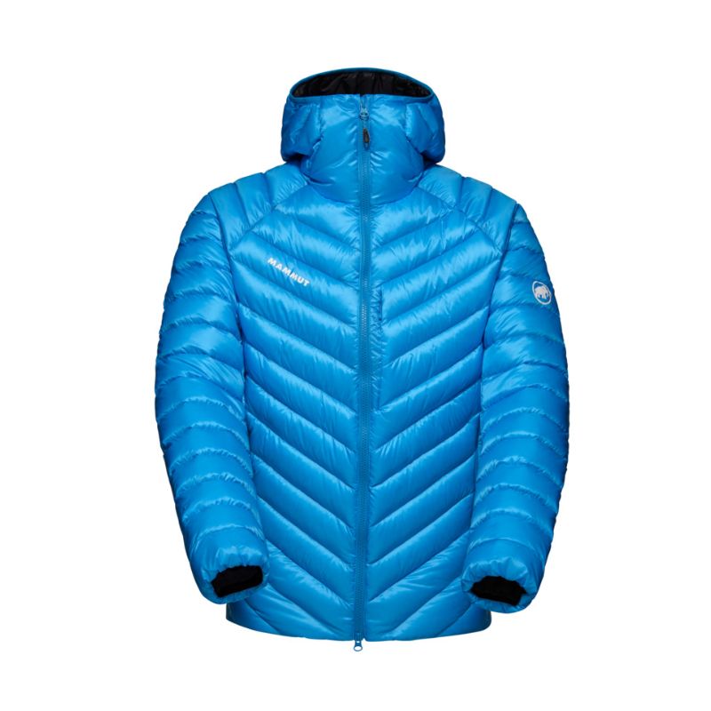 Giacca tecnica da uomo Mammut Broad Peak IN Hooded Jacket (blu ghiacciaio-nero)