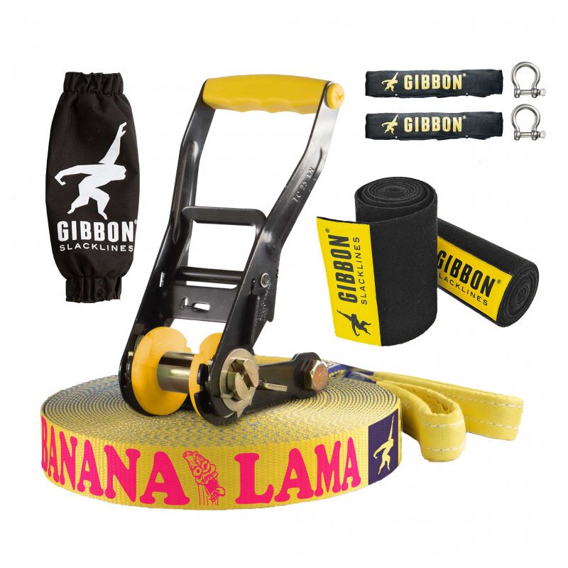 Juego de slackline Gibbon Banana Lama - 25M