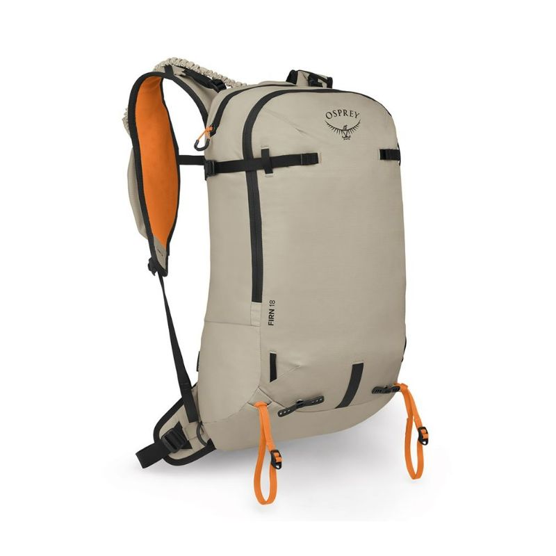 Zaino da sci alpinismo da donna Osprey Firn 18 (Sandy Grey/Tequila Orange)