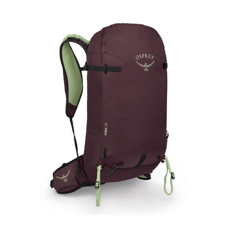Ski toerski rugzak Osprey Firn 28 (Elderberry Purple/Peppermint Green)