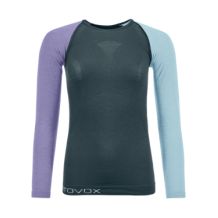 Lange mouwen top Ortovox 120 COMP LIGHT LONG SLEEVE (donker poolgrijs) Dames