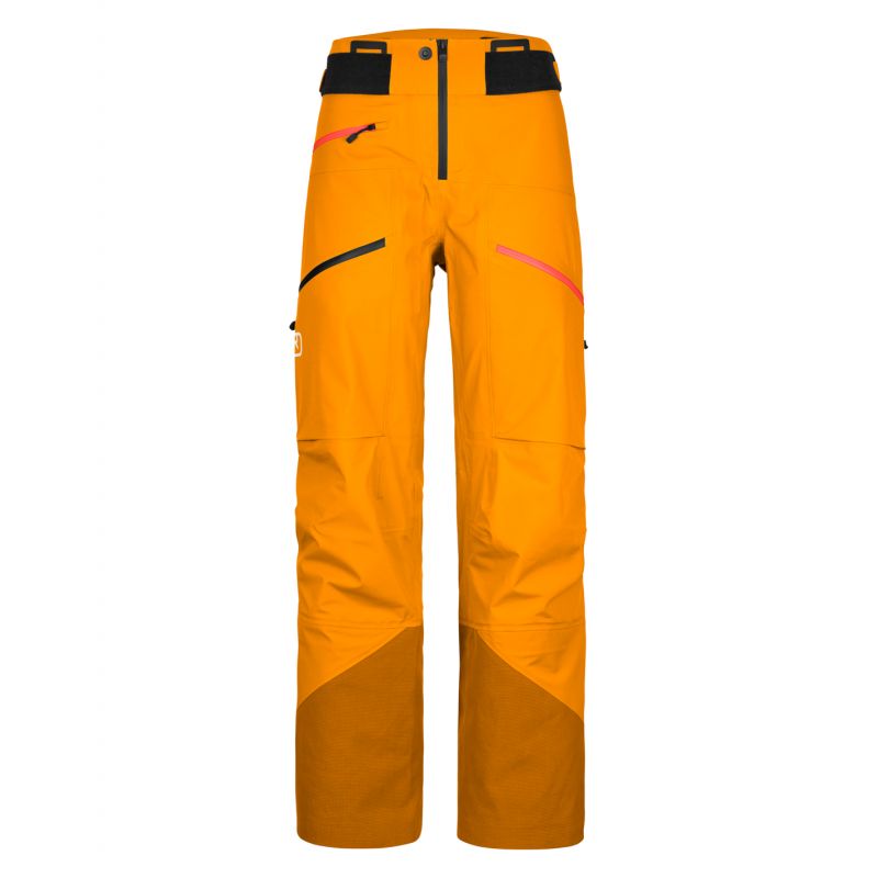 Freeride-byxor för damer Ortovox 3L DEEP SHELL PANTS W (höstlöv)