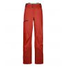 Pantalones de alpinismo para mujer Ortovox 3L ORTLER PANTS W (sunset orange)