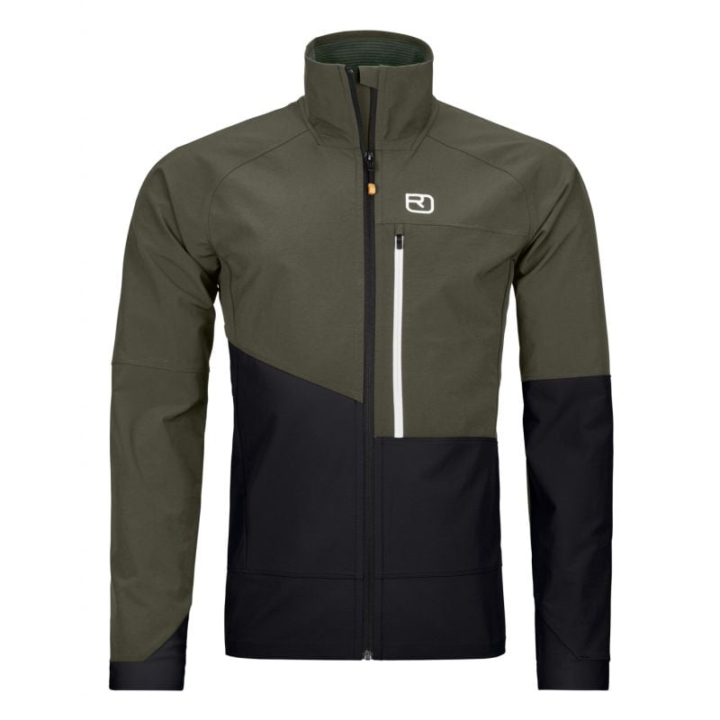 Softshell-jakke Ortovox PUNTA BERRINO JACKET M (dark wild herbs) Man