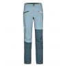 Pantaloni softshell da donna Ortovox PUNTA BERRINO PANTS W (grigio ghiaccio)