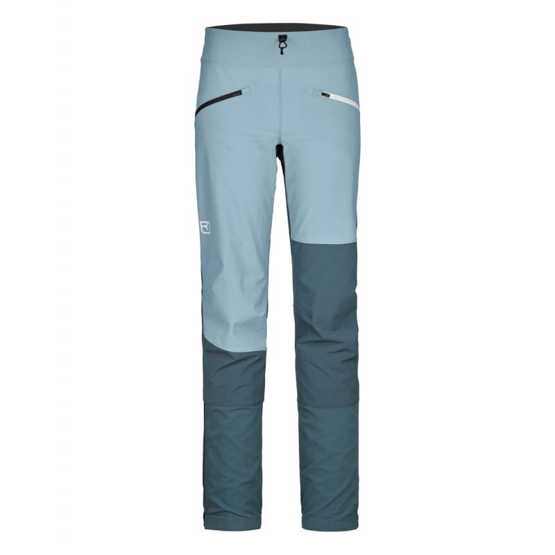 Pantaloni softshell da donna Ortovox PUNTA BERRINO PANTS W (grigio ghiaccio)