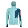 Softshell jas Ortovox BERRINO HOODED JACKET W (ijswaterval)