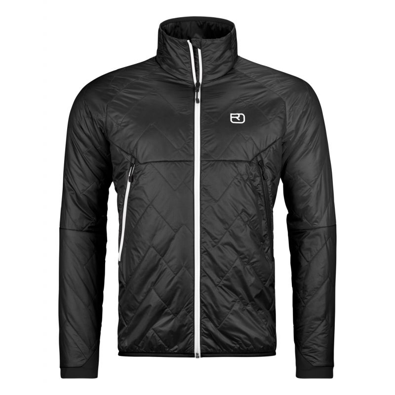 Takki Ortovox SWISSWOOL PIZ VIAL JACKET M (mustaravennot) Miehet