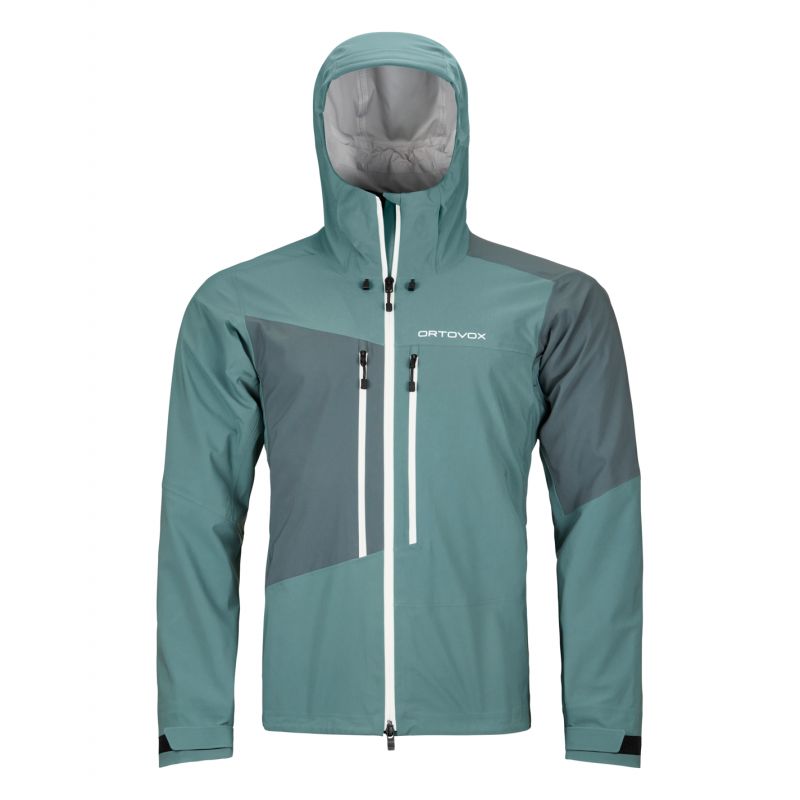 Heren bergsportjas Ortovox WESTALPEN 3L JACKET M (arctic grijs)