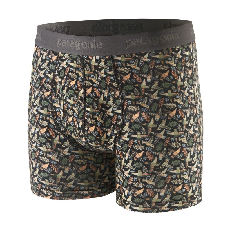 Trunks Patagonia Ms Essential Boxer Briefs (Allen's Party: Inktzwart) man