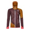 Chaqueta softshell de mujer Ortovox Cuello Becchei (winestating)