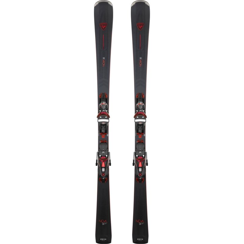 Pack esquís Rossignol NOVA 14 K + fijaciones NX12 (negro-rojo) - 2026