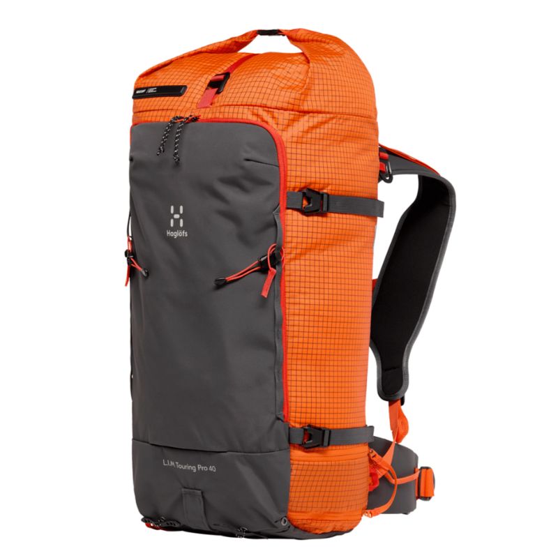 HAGLOFS L.I.M Touring Pro 40 Ryggsäck (Magnetite/Blaze Orange)