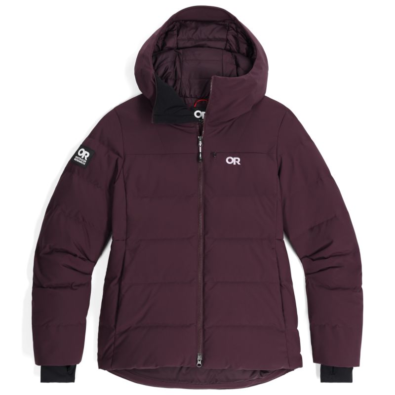 Dames ski jas Outdoor Research Women's Snowcrew Down Jacket (Amethyst)