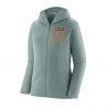 Patagonia Felpa con cappuccio R1 Air Full-Zip Donna (Thermal Blue)