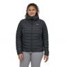 W's Down Sweater Hoody Black