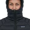 W's Down Sweater Hoody Black