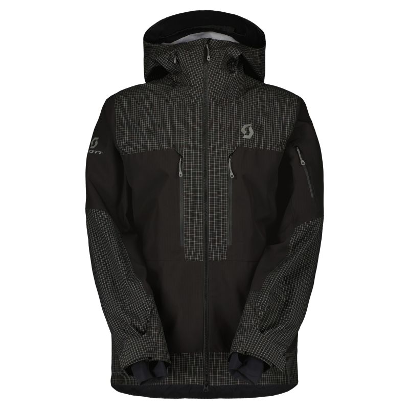 Chaqueta de esquí Scott SCO Jacket M's Vertic Ripstop 3L (black) Hombre