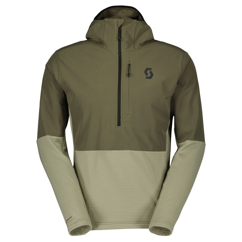 Jakke Scott SCO Pullover M's Defined Tech Hybrid (douglasgrønn/støvgrå) Men's