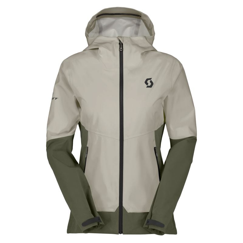 Giacca Scott SCO Jacket W's Explorair Softshell (dust white/douglas green) Donna