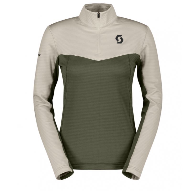 Pullover Scott SCO Pullover W's Defined Light (dammvit/douglasgrön) Kvinna